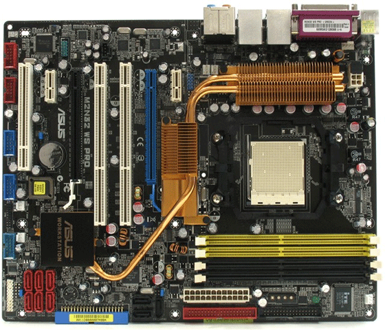 S-AM2 Asus M2N32 WS Pro (RTL) SocketAM2 nForce590 SLI 2xPCI-E+2xGbLAN+1394 SATA RAID U133 ATX 4DDR-II