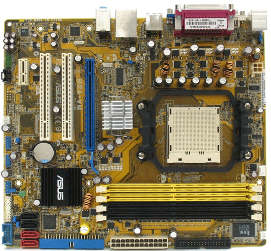 S-AM2 Asus M2A-VM (AMD 690G 4*DDR2-800 PCIe-x16 VGA X1250 DVI-D w/HDCP 6ch GLAN mATX)