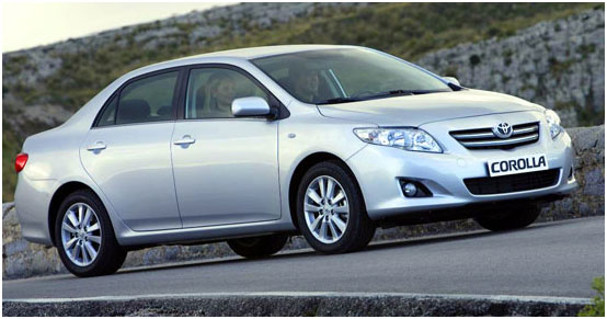 Автомобиль  седан Toyota Corolla - на новой платформе 